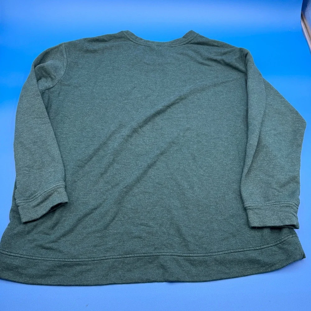 ORVIS Classic‎ Collection Crewneck Sweatshirt Pullover Teal Heathered XXL